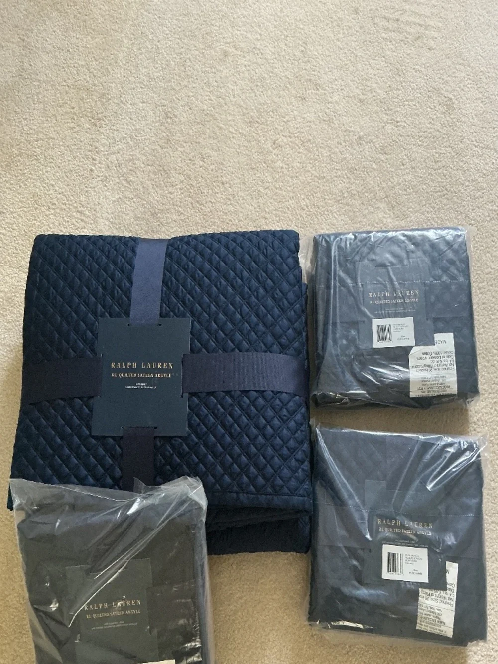 Ralph Lauren King Bedding RL Quilted Collection